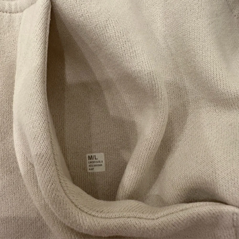 Lululemon Scuba Oversized Full-Zip Hoodie in Bone - Medium/Large, EUC - Picture 6 of 6